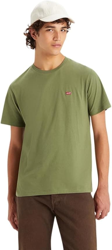 Levi's Classic Housemark Short-Sleeve T-Shirt for Men, Small, Green on Amazon.ae - Price Tracker