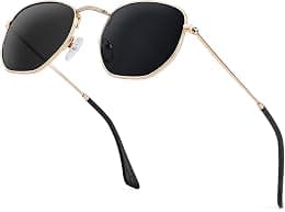 Mens Polarized Sunglasses for Women Semi Rimless Frame Driving Sun glasses：100% UV Blocking - Best Deal Finder