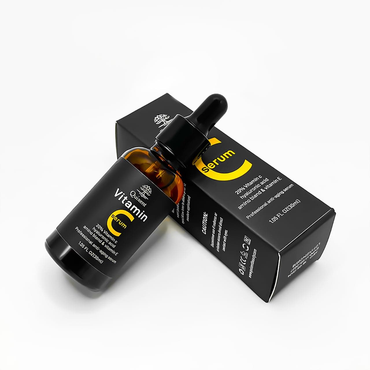 Quixent Pure Vitamin C Serum Skin Care - 20% With Vit E, & Ferulic Acid For white and Glowing Skin For All Skin Types man woman 30ml on Amazon.ae - Price Tracker