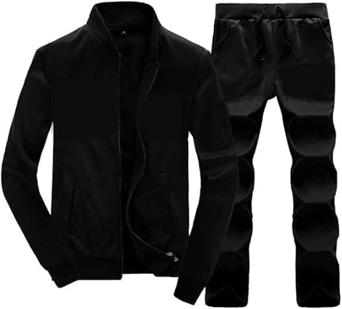 Lavnis Men's Casual Tracksuit Long Sleeve Running Jogging Athletic Sports Set on Amazon.ae - Price Tracker