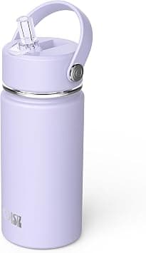 OISIZ 14oz Kids Water Bottle with Straw Lid, Vacuum Insulated 316 Stainless Steel Bottles for Kids for School, Leakproof, Easy to Clean - Best Deal Finder