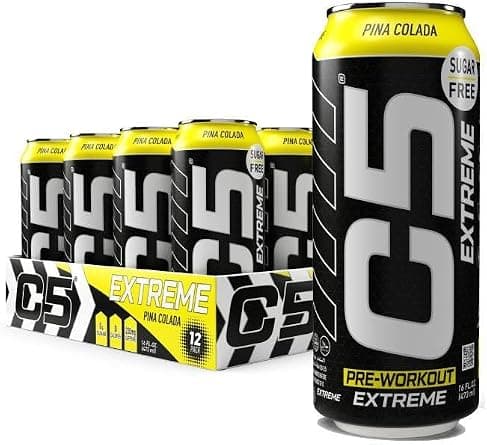 C5 Drink Extreme Pina Colada Pre Workout - Sugar Free, Zero Calories, 200mg High Caffeine, Creatine - Beta Alanine - Citrulline Malate High-Performance Pre-Workout Booster Supplement Pack of 12 on Amazon.ae - Price Tracker