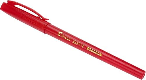 PILOT PEN BP-1 B.POINT PEN RED M 0.1MM, 12 PEN on Amazon.sa - Price Tracker