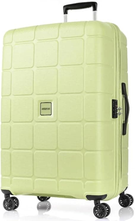 American Tourister Hundo Suitcase, Check-In Size 81 cm / 30 inch, 4 Spinner Wheels, Hard Top, Polypropylene, Frozen Matcha|DuoSaf Security Zipper|TSA Lock|Expandable - 3 Years Global Warranty on Amazon.ae - Price Tracker