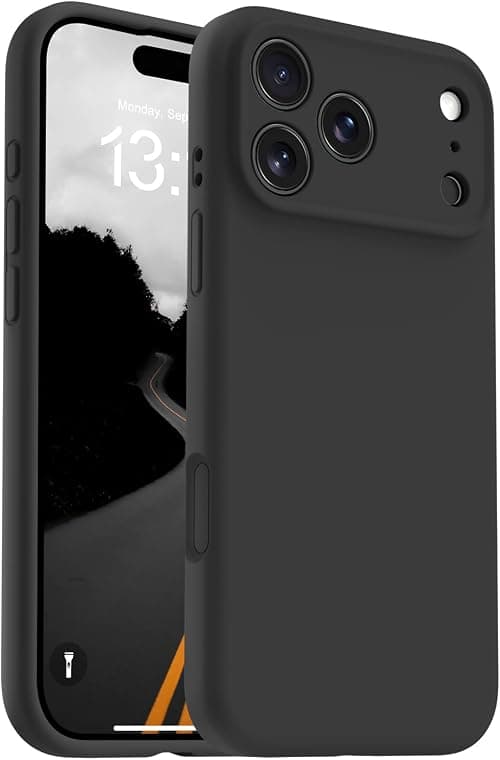 OTOFLY Magnetic for iPhone 17 Pro Max Case,Compatible with Magsafe,Classic Liquid Silicone Mobile Phone Case,Integrated Camera Control Button,Anti-Scratch Microfiber Lining,Black على Amazon.ae - متتبع الأسعار