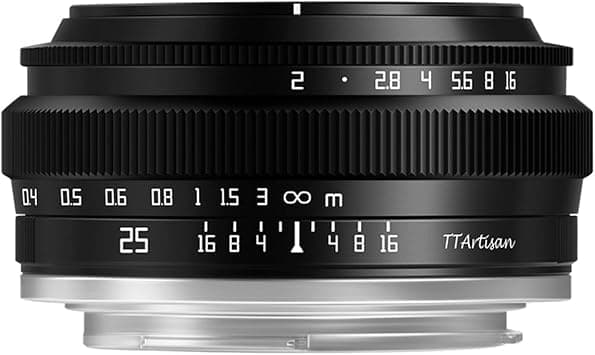 TTArtisan APS-C 25mm F2 Metal Bodied Lens Compatible with Sony E Mount - Black - Amazon.ae Price Tracker