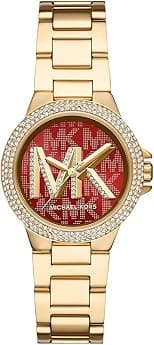 Michael Kors Women's Camille Quartz Watch with Stainless Steel Strap, Gold, 16 (Model: MK7196) - Best Deal Finder