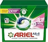 Ariel Floral Breeze All-in-1 Pods, 15 count, Laundry Detergent PodsCleans, Lifts Stains and Brightens - متتبع أسعار Amazon.sa