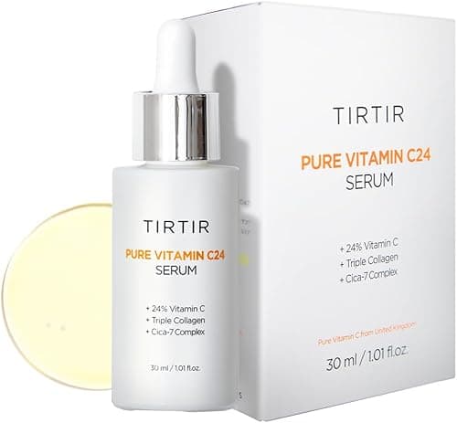TIRTIR Pure Vitamin C 24% Face Serum – Dark Spot Remover for Sensitive Skin with Collagen Anti Aging Even out Skin Tone Non irritation tested, Wrkinkles, Korean Mild Vita C Facial Serum 1.01 Fl Oz on Amazon.ae - Price Tracker