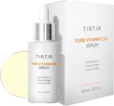 TIRTIR Pure Vitamin C 24% Face Serum – Dark Spot Remover for Sensitive Skin with Collagen Anti Aging Even out Skin Tone Non irritation tested, Wrkinkles, Korean Mild Vita C Facial Serum 1.01 Fl Oz - Amazon.ae Price Tracker