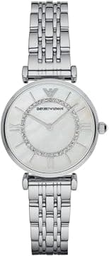 Emporio Armani Women's Dress Watch with Stainless Steel Band - Best Deal Finder