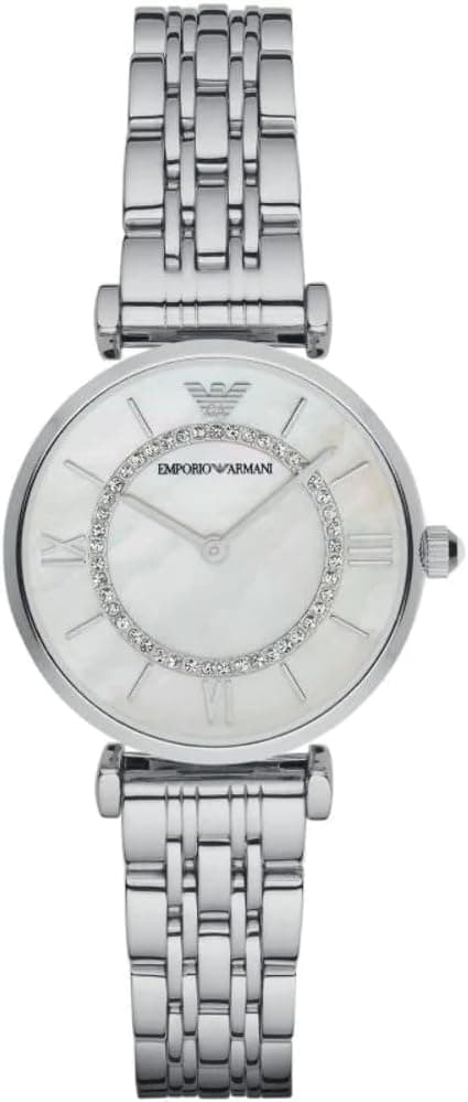 Emporio Armani Women's Dress Watch with Stainless Steel Band on Amazon.ae - Price Tracker