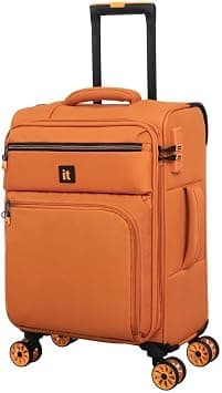 it luggage Compartment, Unisex Polyester Material Soft Case, 8x360 degree Spinner Wheels, Expandable Trolley Bag, Telescopic Handle, TSA Lock, Lightweight (Desert Sun, Carry-On/Cabin Small 20"-Inch) على Amazon.ae - متتبع الأسعار