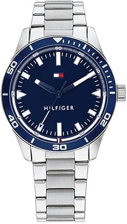 Tommy Hilfiger Men's Navy Dial Stainless Steel Watch - 1791817 - Best Deal Finder