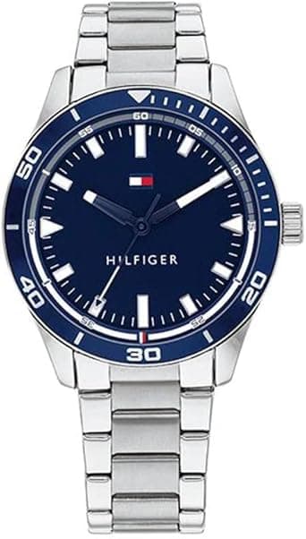 Tommy Hilfiger Men's Navy Dial Stainless Steel Watch - 1791817 on Amazon.ae - Price Tracker