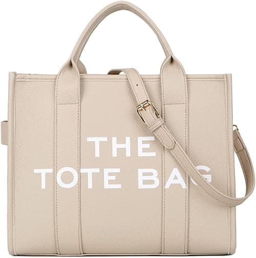 JQAliMOVV The Tote Bags for Women - Large Leather Tote Bag Trendy Travel Tote Bag Handbag Top-Handle Shoulder Crossbody Bags on Amazon.ae - Price Tracker