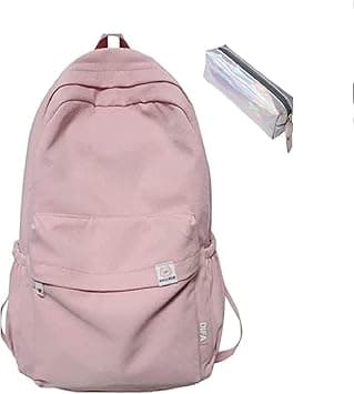 QBLIT Sage Green Backpack for School,Large-capacity Aesthetic Backpacks,Kawaii Backpack for Teen Girls (Color : Pink) - Amazon.ae Price Tracker