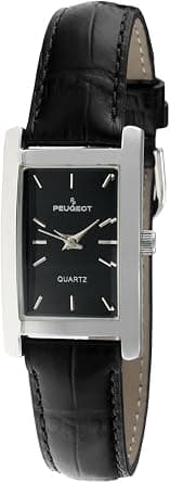Peugeot Women Rectangular H Shape Wrist Watch with Matching Wrist Strap, H Shape Women Watch على Amazon.ae - متتبع الأسعار