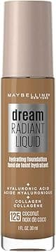 MAYBELLINE New York Dream Radiant Liquid Medium Coverage Hydrating Makeup, Lightweight Liquid Foundation, Coconut, 1 Count on Amazon.ae - Price Tracker