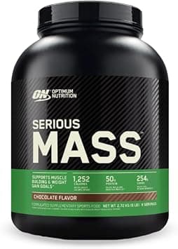 OPTIMUM NUTRITION Serious Mass Protein Powder Gainer, Chocolate, 2.72kg on Amazon.ae - Price Tracker