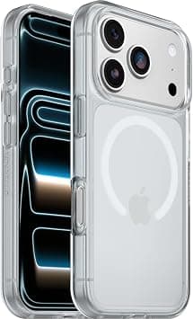 OtterBox React Series MagSafe Case for iPhone 17 Pro, Shockproof, Drop proof, Ultra-Slim, Protective Thin Case, Tested to Military Standard, Clear on Amazon.ae - Price Tracker