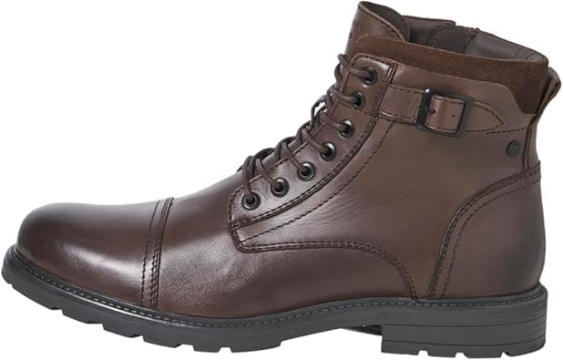 JACK & JONES Jfwchatsworth Leather Boot Sn mens Jfwchatsworth Leather Boot Sn on Amazon.ae - Price Tracker