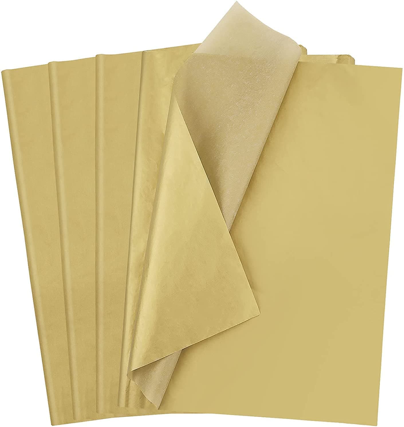 REDDOTGIFT® 25 Sheets Tissue Paper Gift Wrapping DIY Tissues 50*70cm…17 Grams,Acid Free for A Variety Of Craft, Art and Paper Projects,T-Shirt Wrap (Metallic Golden) on Amazon.ae - Price Tracker