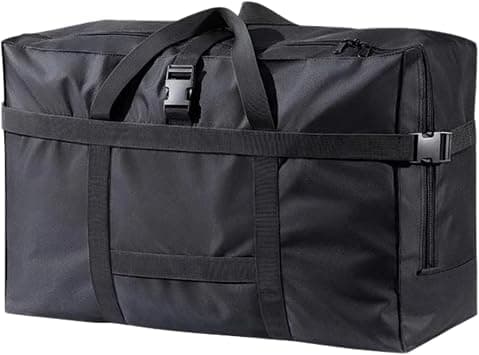 Extra Large Duffle Bag for Travel, 120L Foldable Travel & Storage Bags with Reinforced Zippers and snap fasteners, Ideal for Travel Moving, Camping, Gym على Amazon.ae - متتبع الأسعار