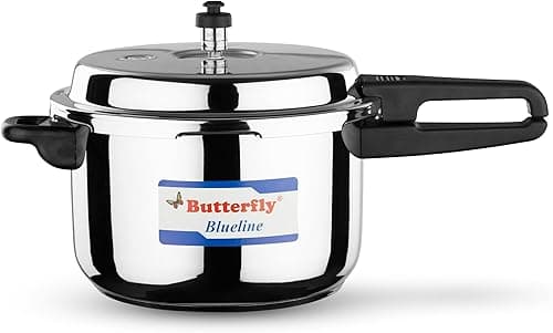 Butterfly Blue Line Stainless Steel Pressure Cooker, Stainless Steel ,7.5-Liter, Medium ,BL-7.5L on Amazon.ae - Price Tracker