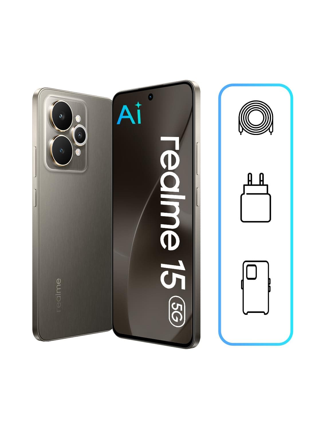 realme 15 5G AI Dual SIM| Sony AI Camera| Al Edit Genie| 6500mAh battery| 144Hz AMOLED Display|12GB RAM 256GB Suit Titanium- Middle East Version on Amazon.ae - Price Tracker