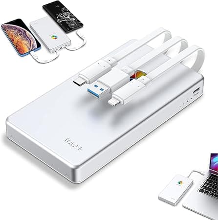 iDiskk【MFi Certified 2TB with built in USB 3.0/Type-C/Lightning 3 cables】External Hard Drive for iPhone 16/15 &amp; iPad/Mac/USB-Cmobiles/PC,Portable Hard Disk Storage Phone Drive to Backup Photos/Videos on Amazon.ae - Price Tracker