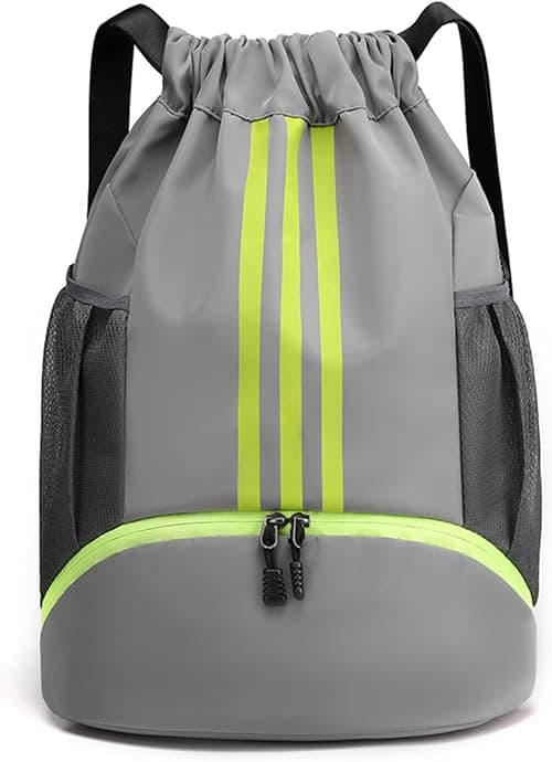 Soccer Backpack, Soccer Bag, Drawstring Backpack for Men Women, Gym Basketball Volleyball Football Backpack with Ball Compartment on Amazon.ae - Price Tracker