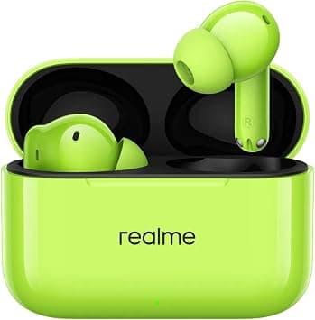 Realme Buds T200 TWS Earbuds with 13mm Dynamic Bass Driver, AI ENC for Calls, 40Hrs Battery, Fast Charging, Bluetooth 5.3, IPX5 Water Resistant, Touch Controls – for Android & iOS (Neon Green) on Amazon.ae - Price Tracker
