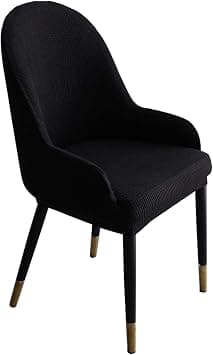 Modern Curved Special-shaped Chair Cover,for Kitchen Dining Room Modern Curved Special-Shaped Chair Cover Cover (Set of 2,Black) on Amazon.ae - Price Tracker