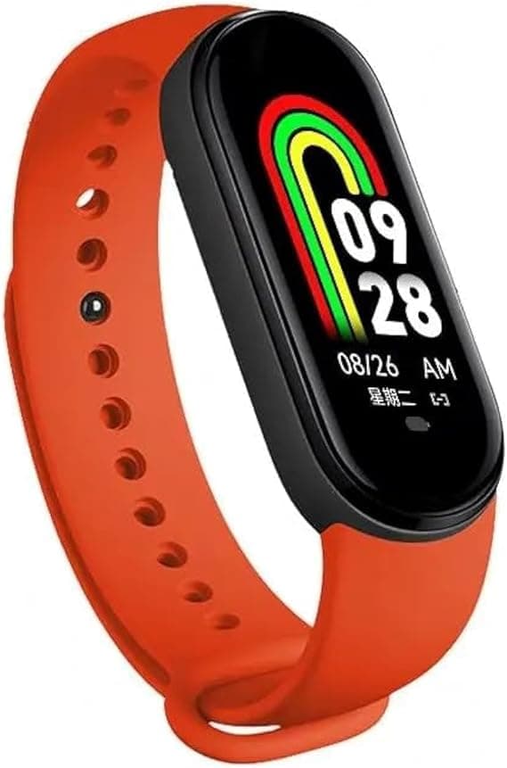 M8 Smart Bracelet Wristband Waterproof Sport Smart Watch Fitness Tracker Watch Heart Rate Monitor Smart Watch with Message Reminder and Step Counter with Blood Pressure Monitor (Red) on Amazon.ae - Price Tracker