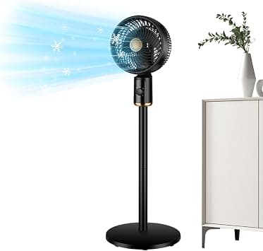 Vertical Fan 3-speed Adjustable Air Circulation Ventilation Device | Standing Fan Tower for Bedroom Home Office Desktop Kitchen Dorm Living Room Apartment Floor on Amazon.ae - Price Tracker