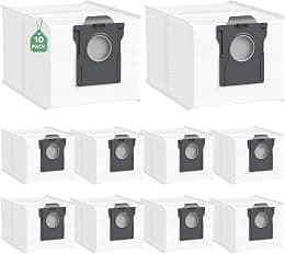 اكياس غبار الترا X40/X50 من 10 قطع لمكنسة دريم X40/X50 الترا/L10s برو الترا هيت/L40 الترا/L10s الترا الجيل 2/موفا E30 الترا/P50 برو الترا، اكياس بديلة بسعة كبيرة 3.2 لتر - دليلك لأفضل العروض
