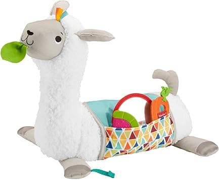 Fisher-Price Grow-With-Me Tummy Time Llama, Plush Infant Support Wedge, Multi - Amazon.ae Price Tracker