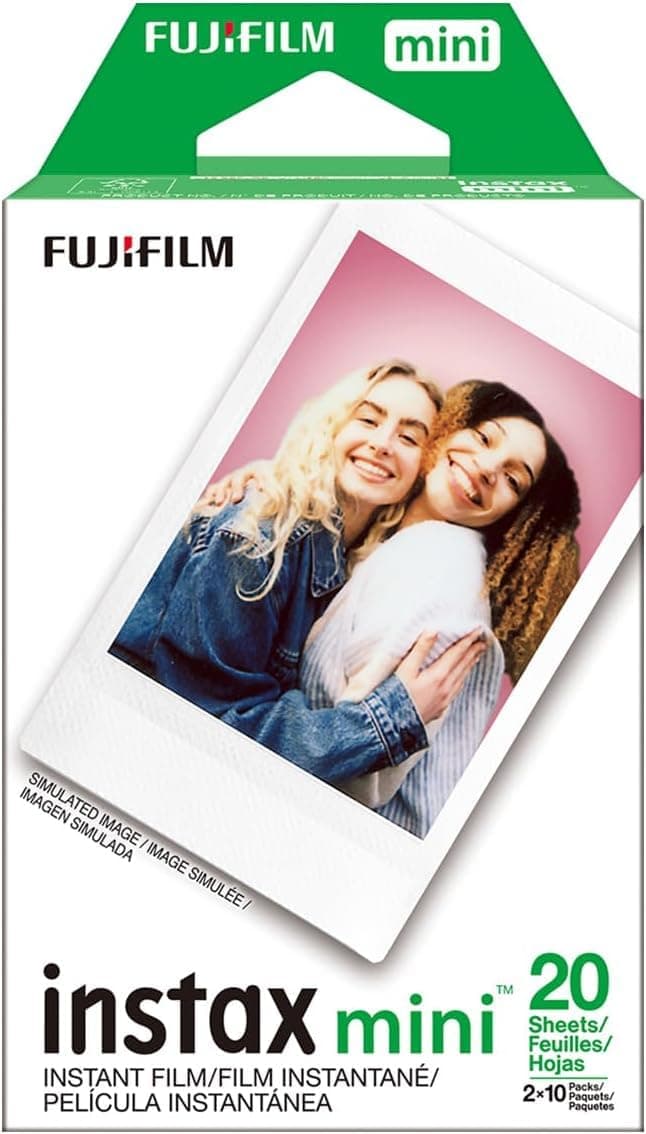 Fujifilm INSTAX Mini Instant Film 2 Pack = 20 Sheets (White) for Fujifilm Mini 8 & Mini 9 Cameras on Amazon.ae - Price Tracker