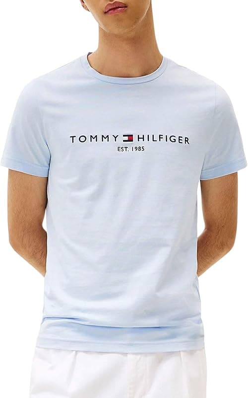 Tommy Hilfiger Mens TOMMY LOGO TEE S/S T-Shirt (pack of 1) on Amazon.ae - Price Tracker