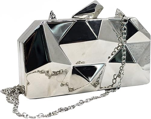 Reberomantic womens Lattice Pattern Metal Evening Clutch Purse evening handbag on Amazon.ae - Price Tracker