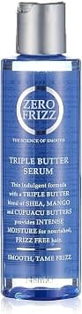 Zero Frizz Triple Butter Hair Serum | 148ML | SLS & Paraben-Free | Anti-Frizz Leave-In | Nourishing Serum for Dry, Damaged, Frizzy Hair | Smoothness & Shine with Shea, Mango & Cupuaçu on Amazon.ae - Price Tracker