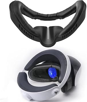 AODELAN Compatible with Playstation VR2 Face Bracket Replacement,VR PU Leather Facial Interface Pad Protective for PSVR2,Sweat-Proof Comfortable Face Cover Cushion VR Accessories on Amazon.ae - Price Tracker