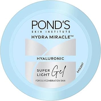 POND'S Super Light Gel Oil Free Face Moisturizer 50 g | With Hyaluronic Acid & Vitamin E for Fresh Glowing Skin & 24 hr Hydration - Daily Use on Amazon.ae - Price Tracker