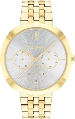 Calvin Klein Analogue Multifunction Quartz Watch for Women Shape Collection with Stainless Steel Bracelet - Best Deal Finder