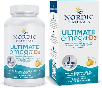 Nordic Naturals Ultimate Omega-D3 Softgels (Lemon, 120 ct) على Amazon.ae - متتبع الأسعار