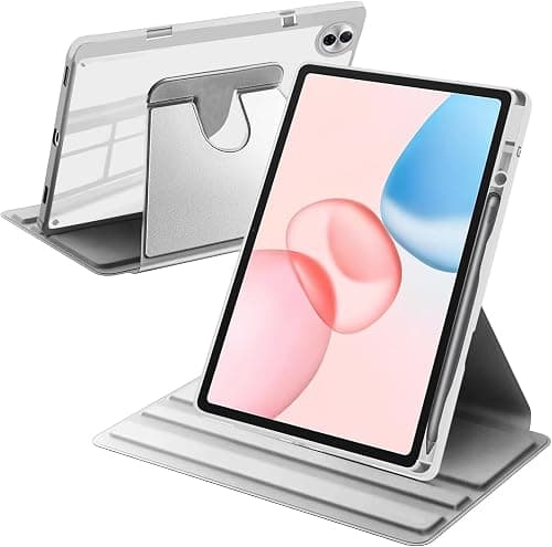 Rotating Case for Honor Pad 10 12.1 Inch Silver on Amazon.ae - Price Tracker