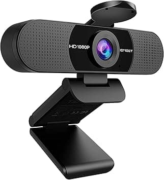 EMEET 1080P Webcam with Microphone, C960 Web Camera, 2 Mics Streaming Webcam, 90°FOV Computer Camera, Plug and Play USB Webcam for Online Calling/Conferencing, Zoom/Teams/Facetime/YouTube, Laptop/PC - Amazon.ae Price Tracker