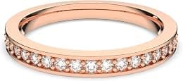 Swarovski Rare 5032899 Women's Ring Partially Gold-Plated Glass White - Best Deal Finder