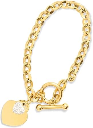 Gaia 18K Gold Plated Premium & Elegant Bracelet for Woman | Gold Plated Bracelet | Bracelet for Woman | Bracelet for Gifting | Anti Tarnish | Lifetime Shine | Gifts for Woman| on Amazon.ae - Price Tracker